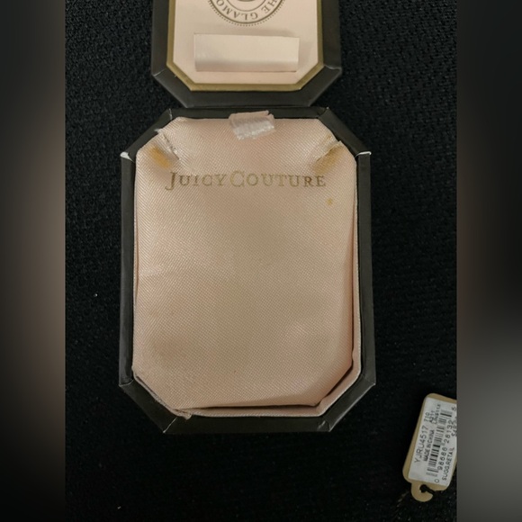 Vintage Y2K JUICY COUTURE Pink Crystal Heart Necklace NEW - Picture 6 of 14